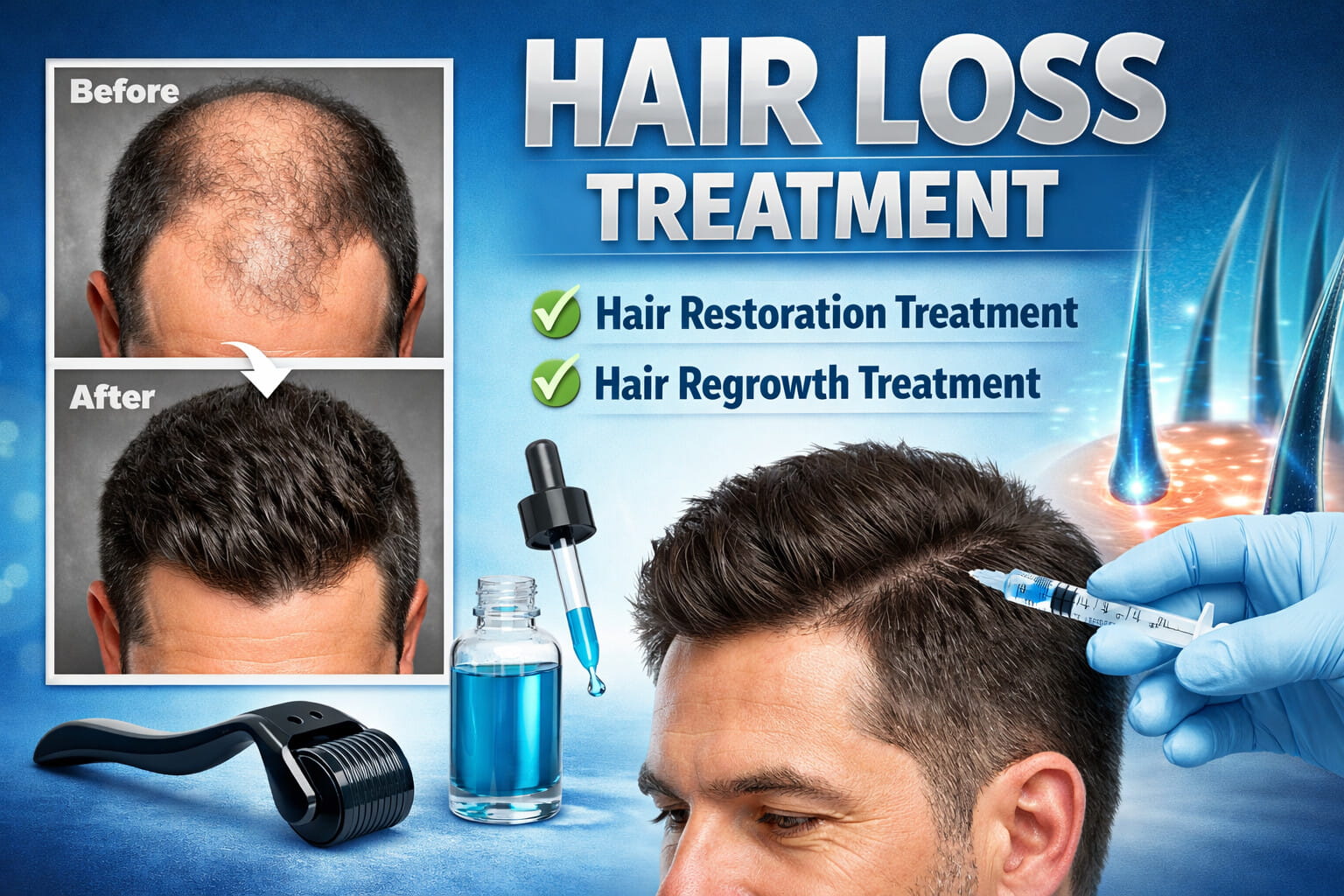 Why A Clinical Hair Loss Treatment Gives Real Results